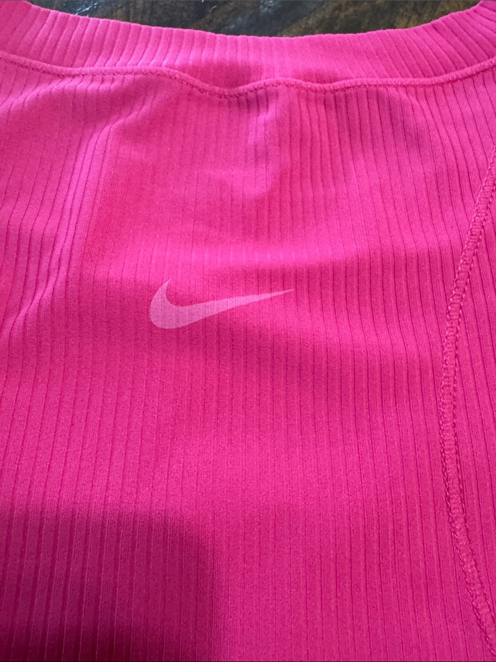 Nike Women's Ribbed Tank Top - Hot Pink - Picture 7 of 7